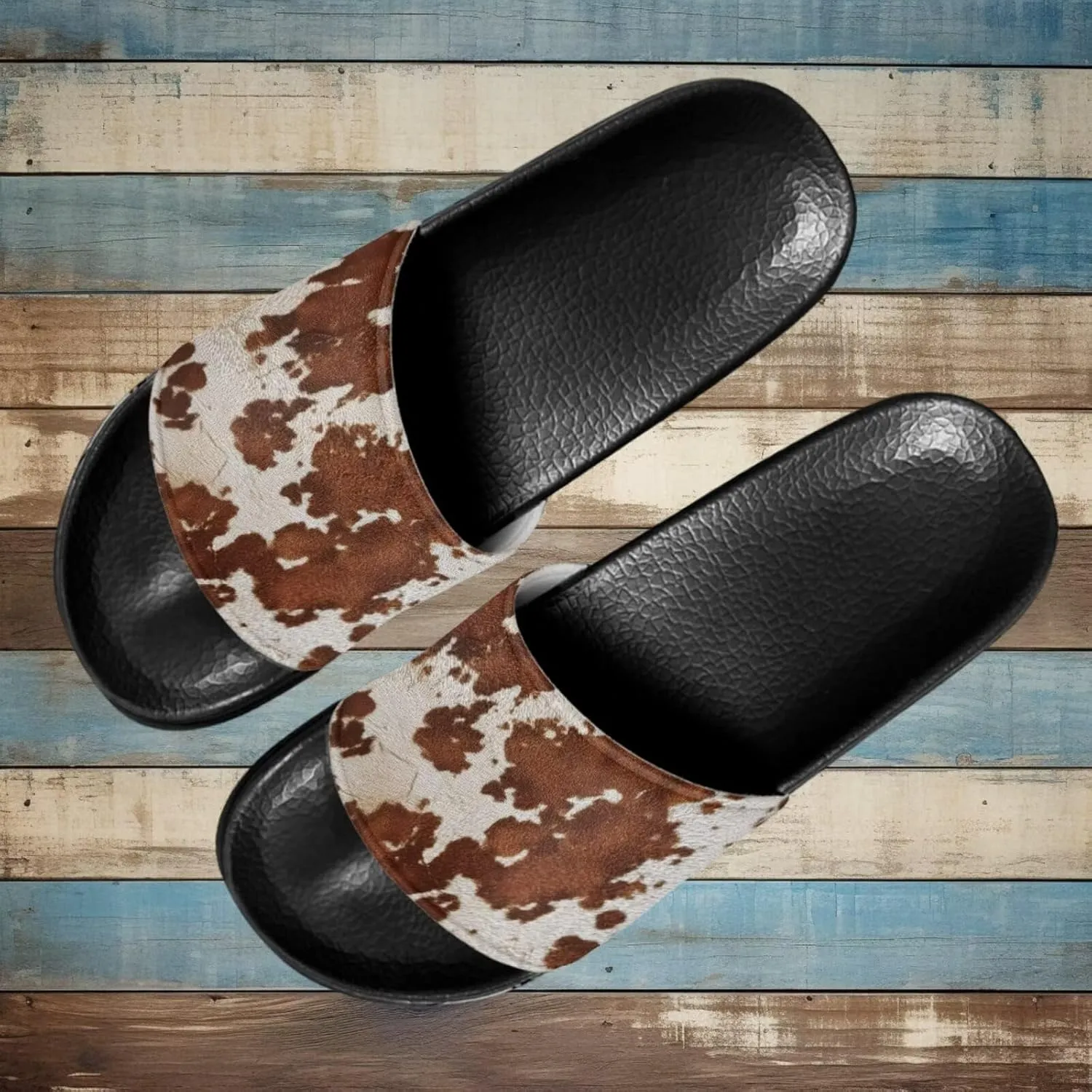 Footwear for Mens Open Toe Athletic Sandals Anti-Slip Sole Slide Sandals Pillow House Flat Shoes Comfortable Slip On Slippers for Indoor & Outdoor
