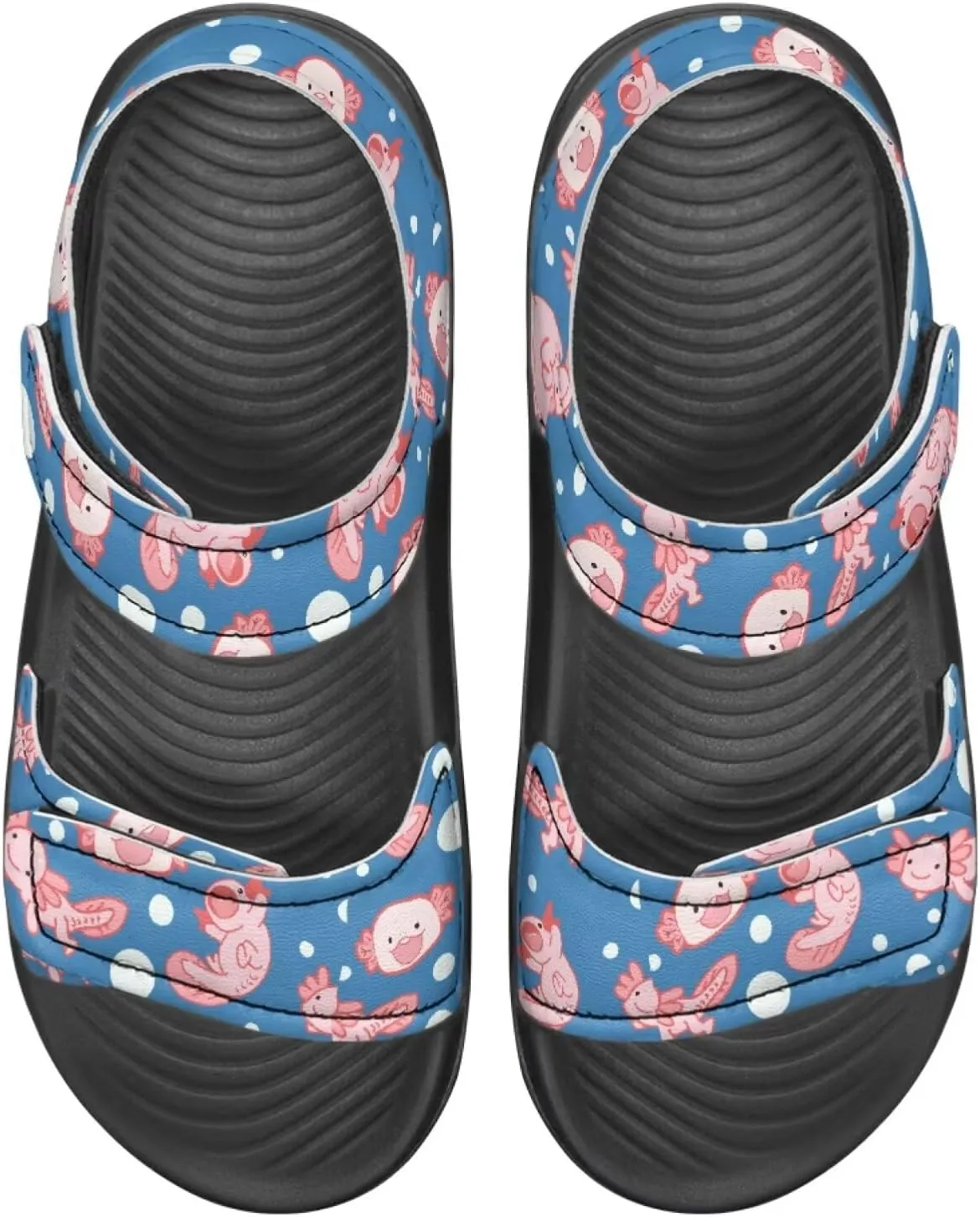 Forchrinse Girls Sandals Summer Outdoor Open Toe Sport Sandals Waterproof Leather Beach Water Shoes