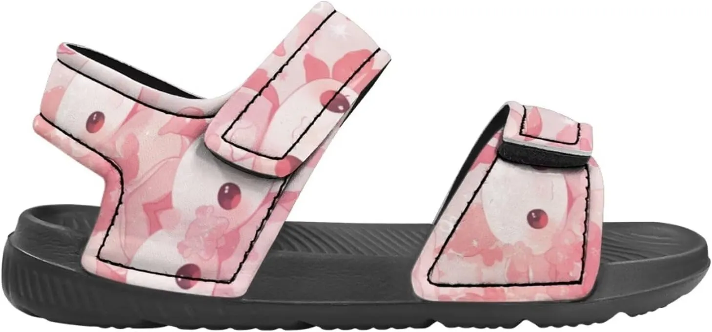 Forchrinse Girls Sandals Summer Outdoor Open Toe Sport Sandals Waterproof Leather Beach Water Shoes
