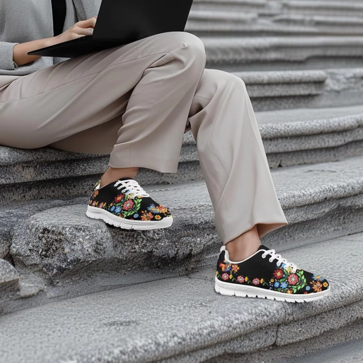 Forchrinse Mexico Splash Ink Sneakers Unisex National Walking Tennis Shoes for Women Men Festival Sneakers Lightweight