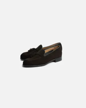 Fugashin Willow3 Dark Brown Suede