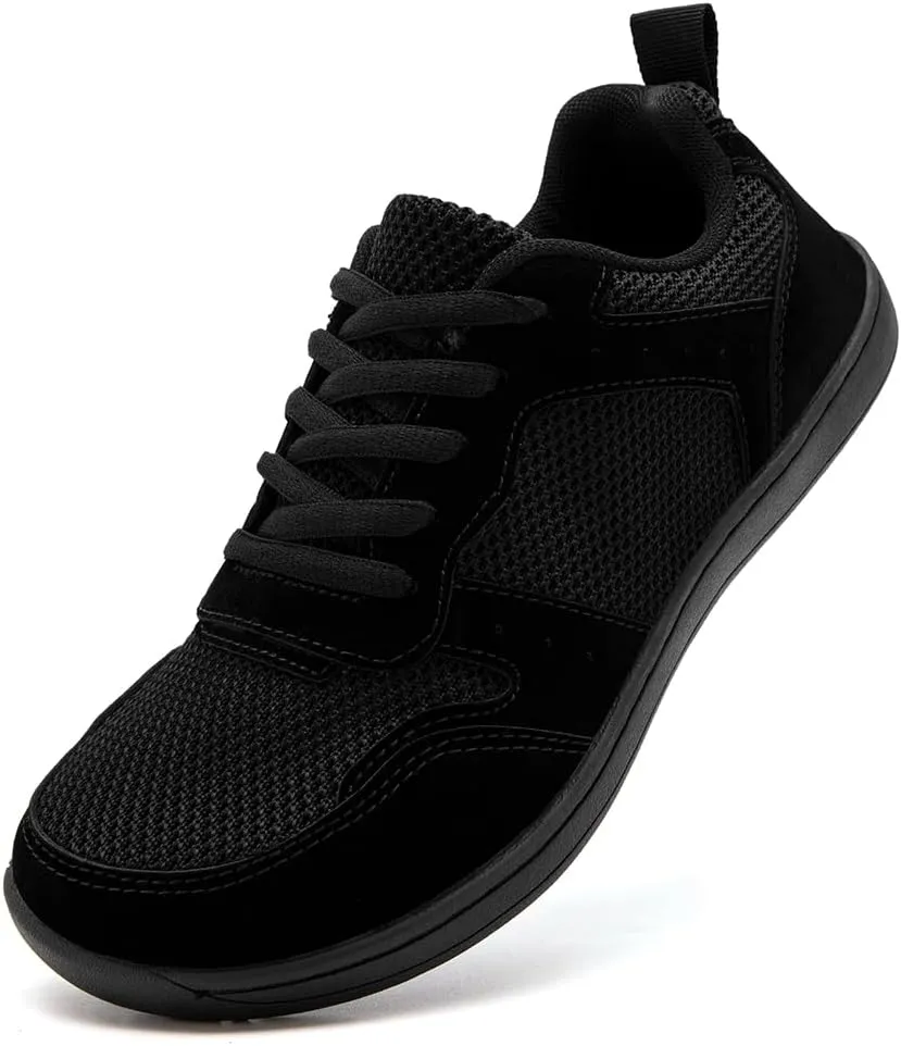FUJEAK Barefoot Shoes Women Sneakers Walking Wide Toe Box Shoes Women Minimalist Zero Drop Shoe Breathable Fashion Sneakers Width Casual