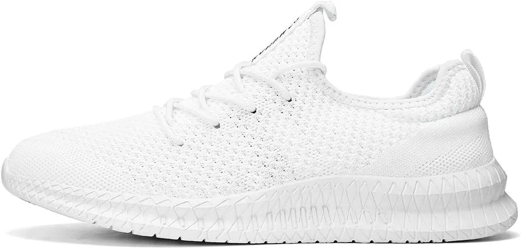 FUJEAK Men Running Shoes Men Casual Breathable Walking Shoes Sport Athletic Sneakers Gym Tennis Slip On Comfortable Lightweight Shoes