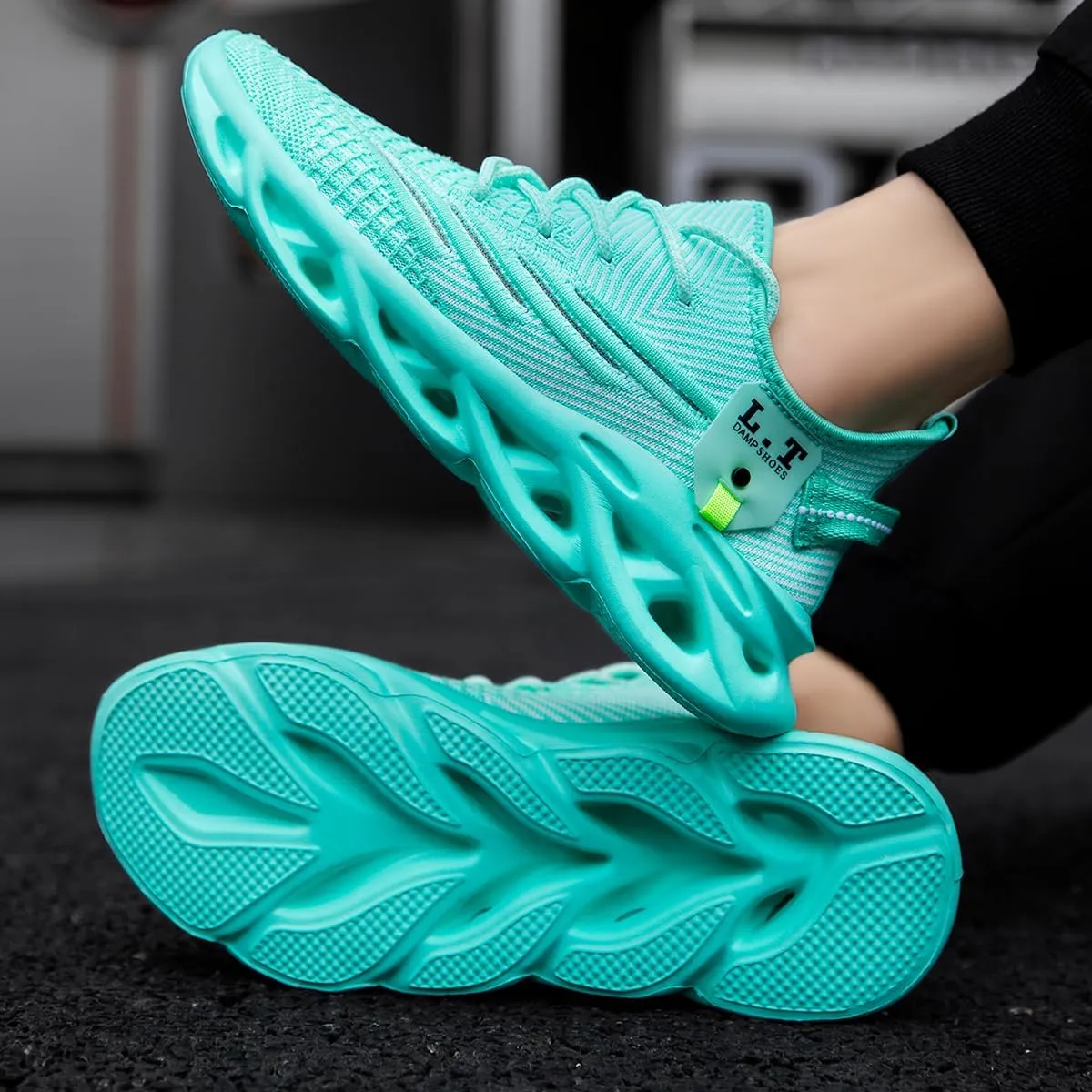 FUJEAK Mens Running Walking Tennis Shoes Mens Casual Fashion Gym Hiking Shoes for Men Sneakers Work Breathable Comfortable Lightweight