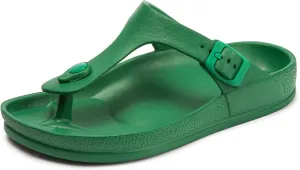 FUNKYMONKEY EVA Flip Flops Waterproof Adjustable Thong Sandals for Mens and Womens