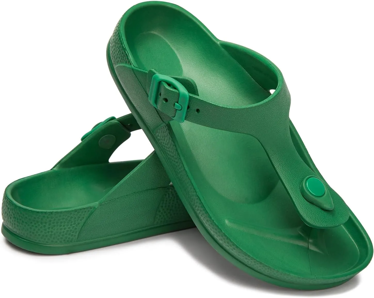 FUNKYMONKEY EVA Flip Flops Waterproof Adjustable Thong Sandals for Mens and Womens