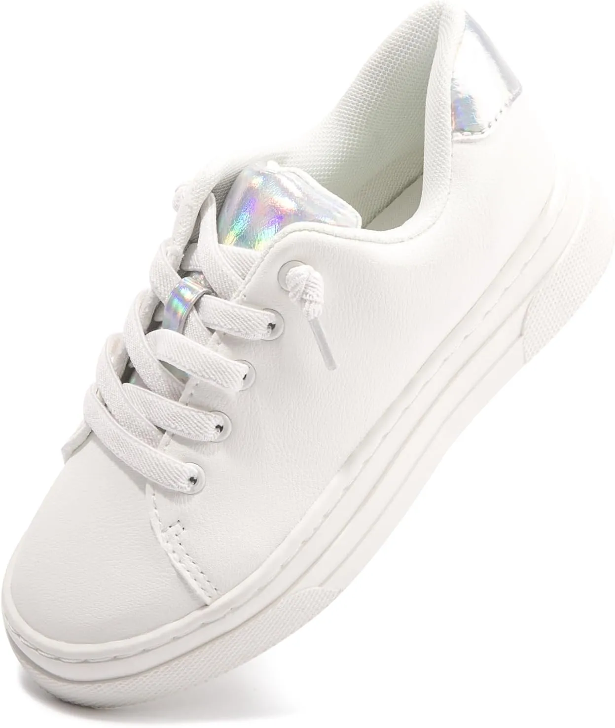 FUNKYMONKEY Kids Sneakers for Girls Boys Low Top Skate Shoe Little Kids/Big Kid Lace Up Casual Walking Shoes