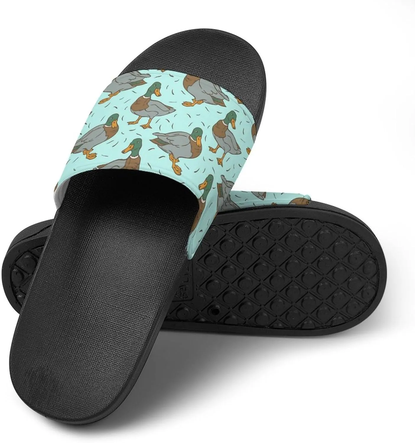 Funny Slides for Women, Slippers for Men Womens Sandals, Anti-Skid Slides Shower Shoes House Slippers Beach Sandals Casual Summer
