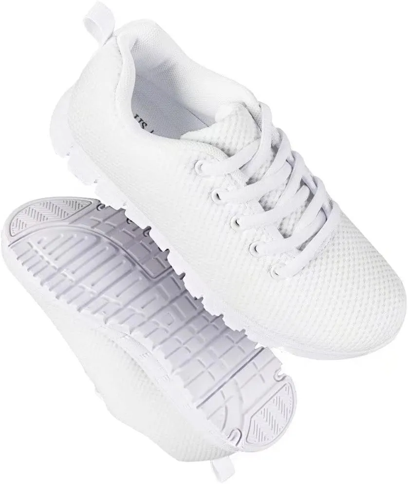 GIFTPUZZ Kids Athletic Running Walking Shoes Sneakers Breathable Mesh Shoes Non Slip Hiking Shoes