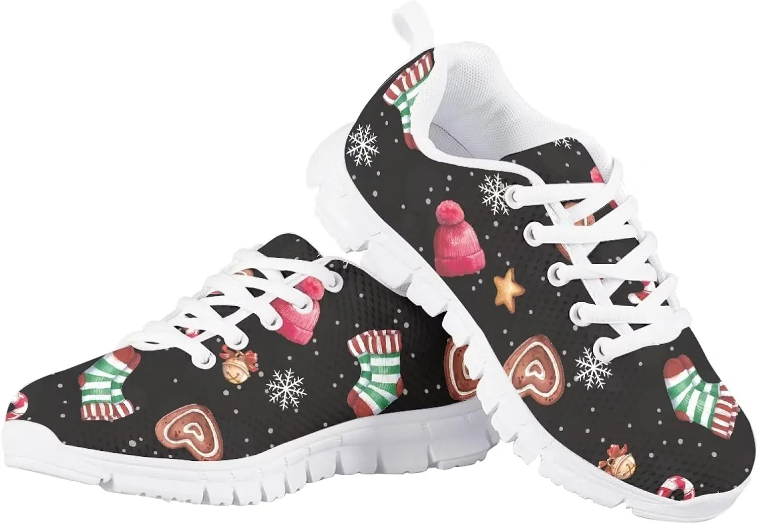 GIFTPUZZ Kids Athletic Running Walking Shoes Sneakers Breathable Mesh Shoes Non Slip Hiking Shoes