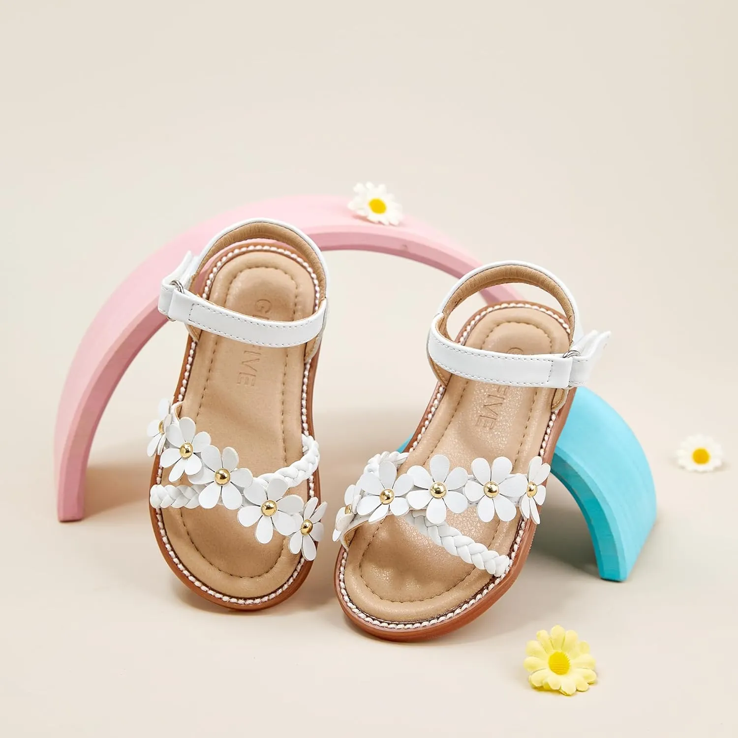 GINFIVE Toddler Girls Sandals Girls Toddler Sandals Little Girls Kids Shoes
