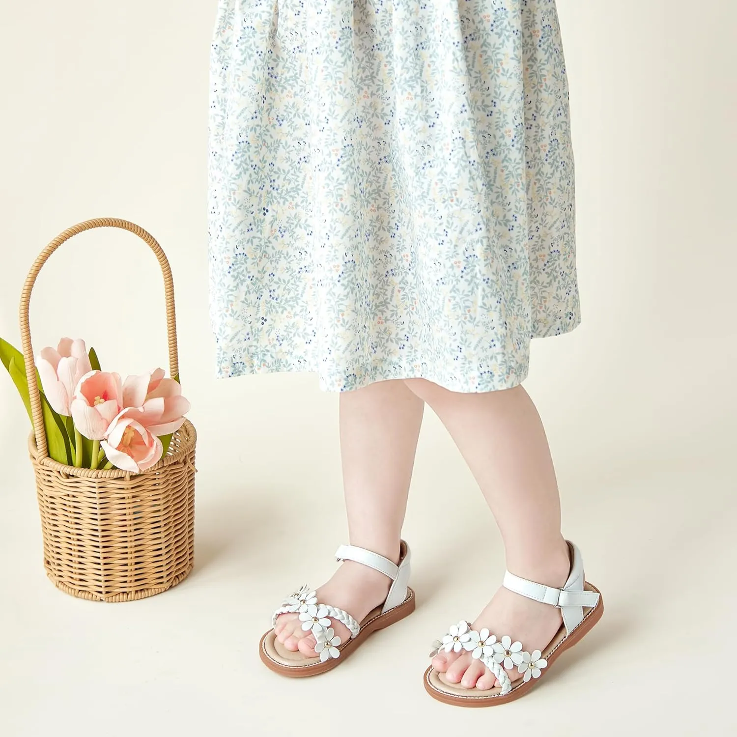 GINFIVE Toddler Girls Sandals Girls Toddler Sandals Little Girls Kids Shoes