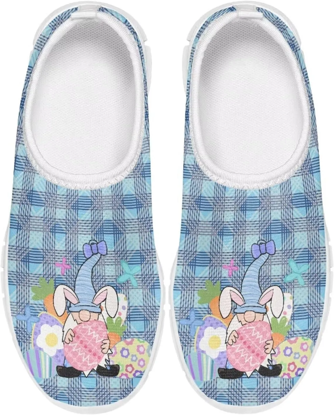 Girls Easter Shoes Kids Slip On Sneakers Cute Running Athlitic Shoes
