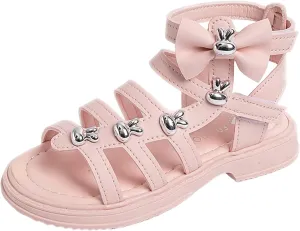 Girls Sandals Children Shoes High Top Flat Sandals Roman Sandals Big Children Summer Sandals Girls Slippers Size