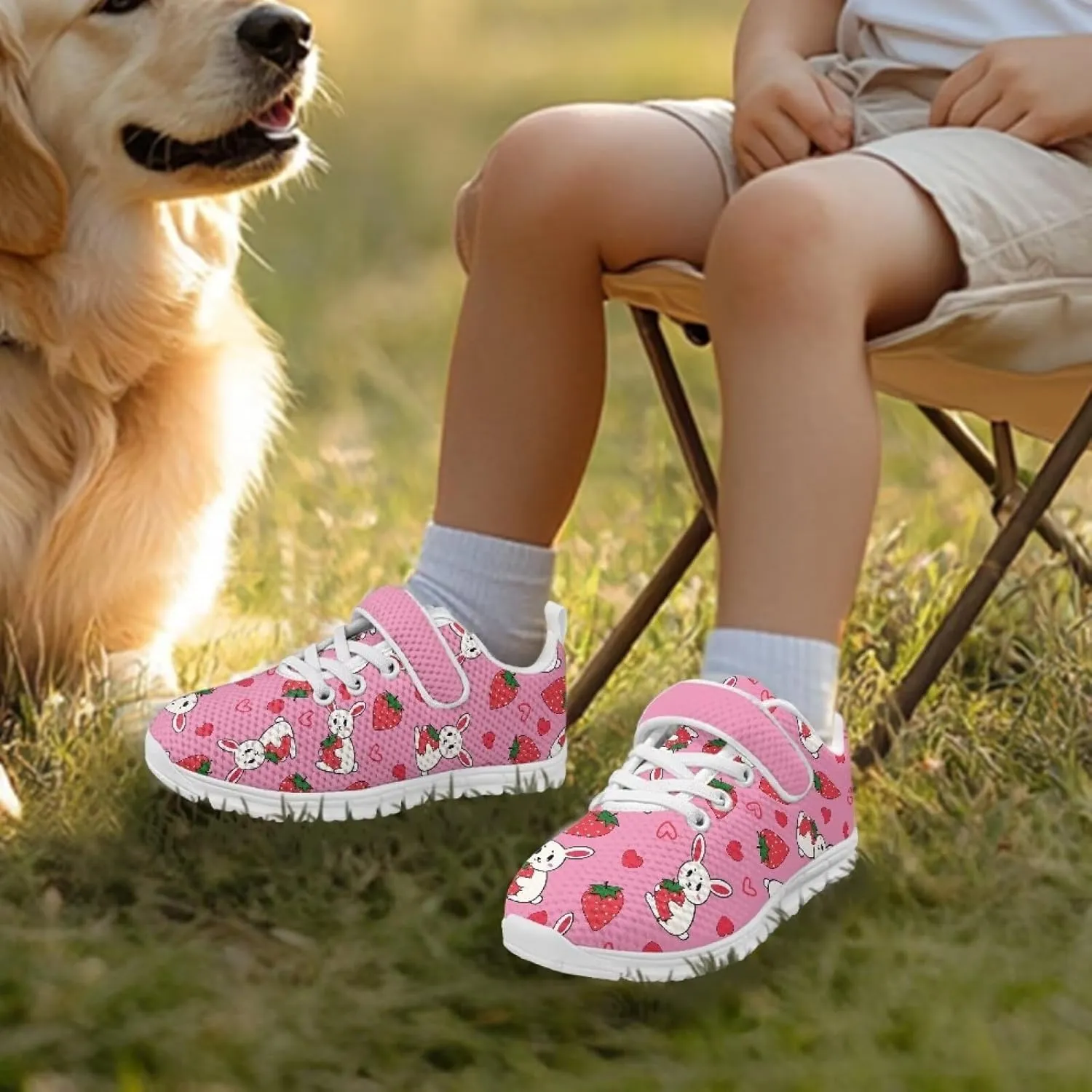 Girls Slip On Sneakers Cute Animal Little Kids Shoes School Tennis Shoes