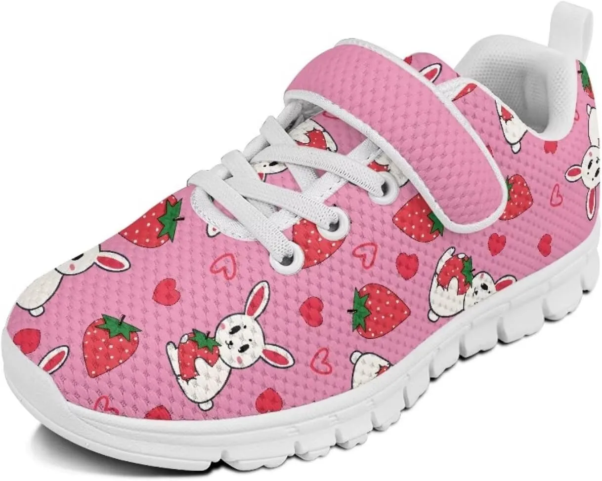 Girls Slip On Sneakers Cute Animal Little Kids Shoes School Tennis Shoes