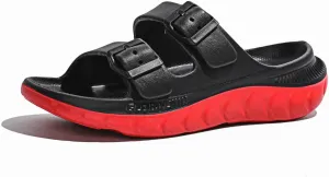 GLOBALWIN Recovery Slides For Women Mia Comfortable Sandals With Arch Support Indoor Outdoor Cloud Slippers Reduce Stress on Feet Lightweight