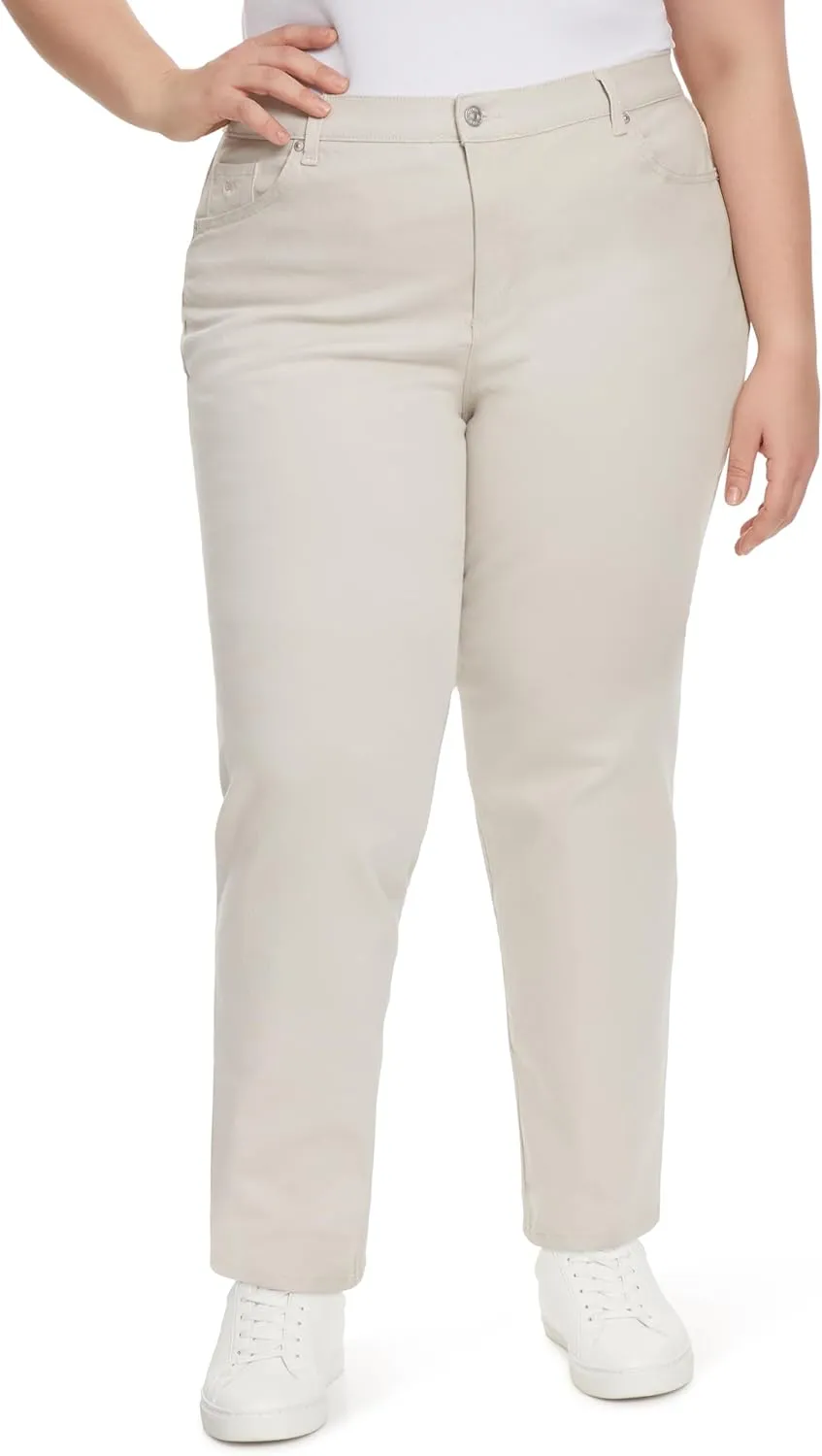 Gloria Vanderbilt Women's Amanda Classic High Rise Tapered Jean Plus