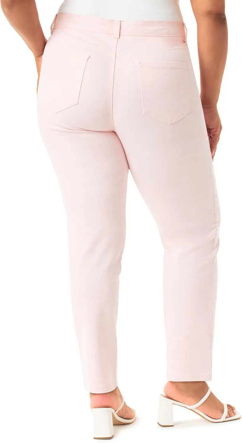 Gloria Vanderbilt Women's Amanda Classic High Rise Tapered Jean Plus