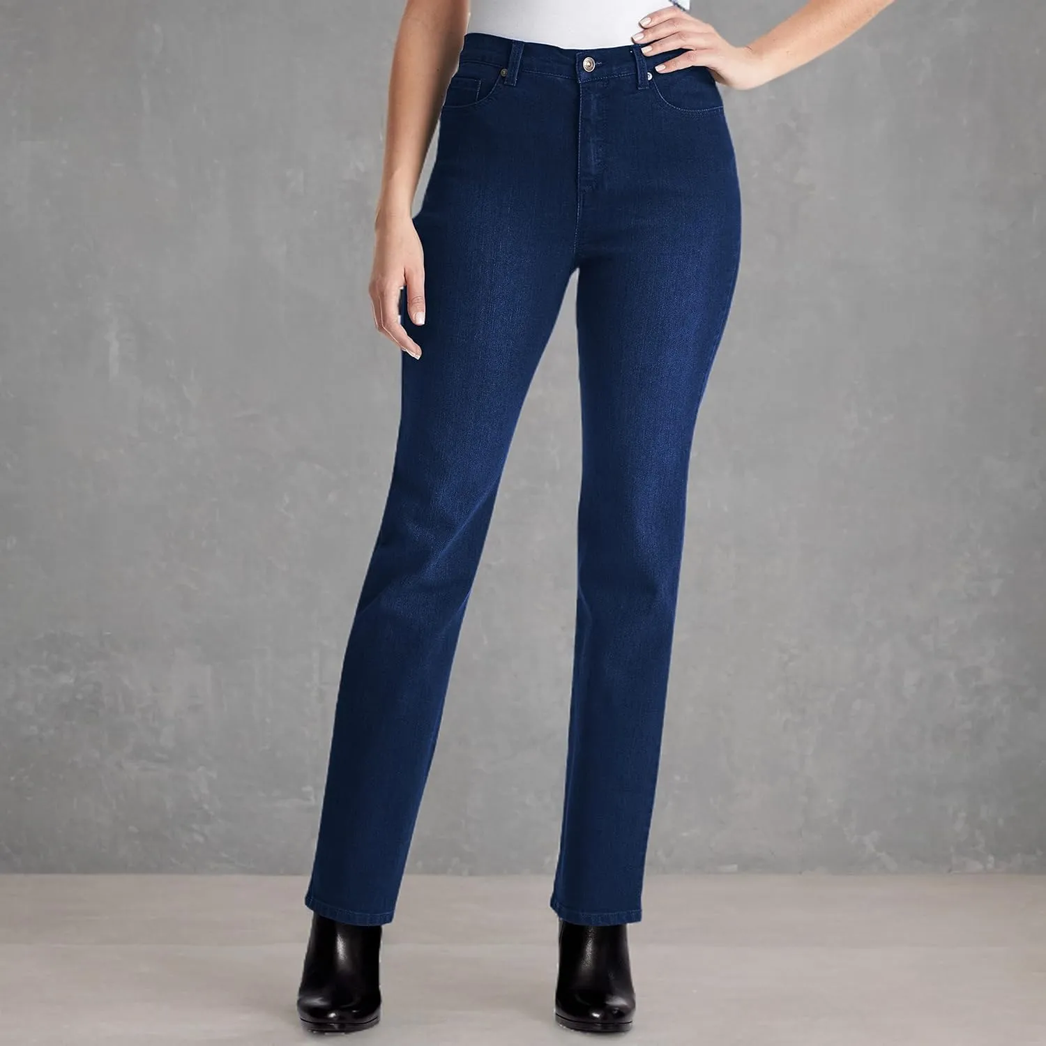 Gloria Vanderbilt Women's Amanda Classic High Rise Tapered Jean