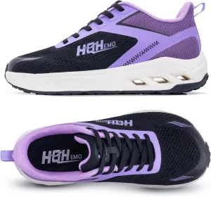 GOOBON Womens Wide Toe Box Walking Shoes with Arch Support Wide Width Tennis Running Sneakers Zero Drop Shoe