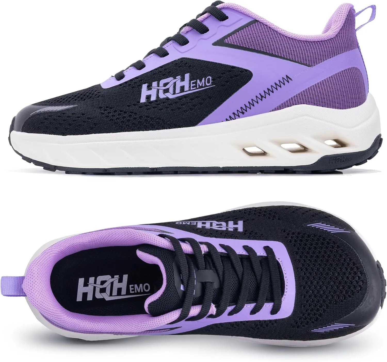 GOOBON Womens Wide Toe Box Walking Shoes with Arch Support Wide Width Tennis Running Sneakers Zero Drop Shoe