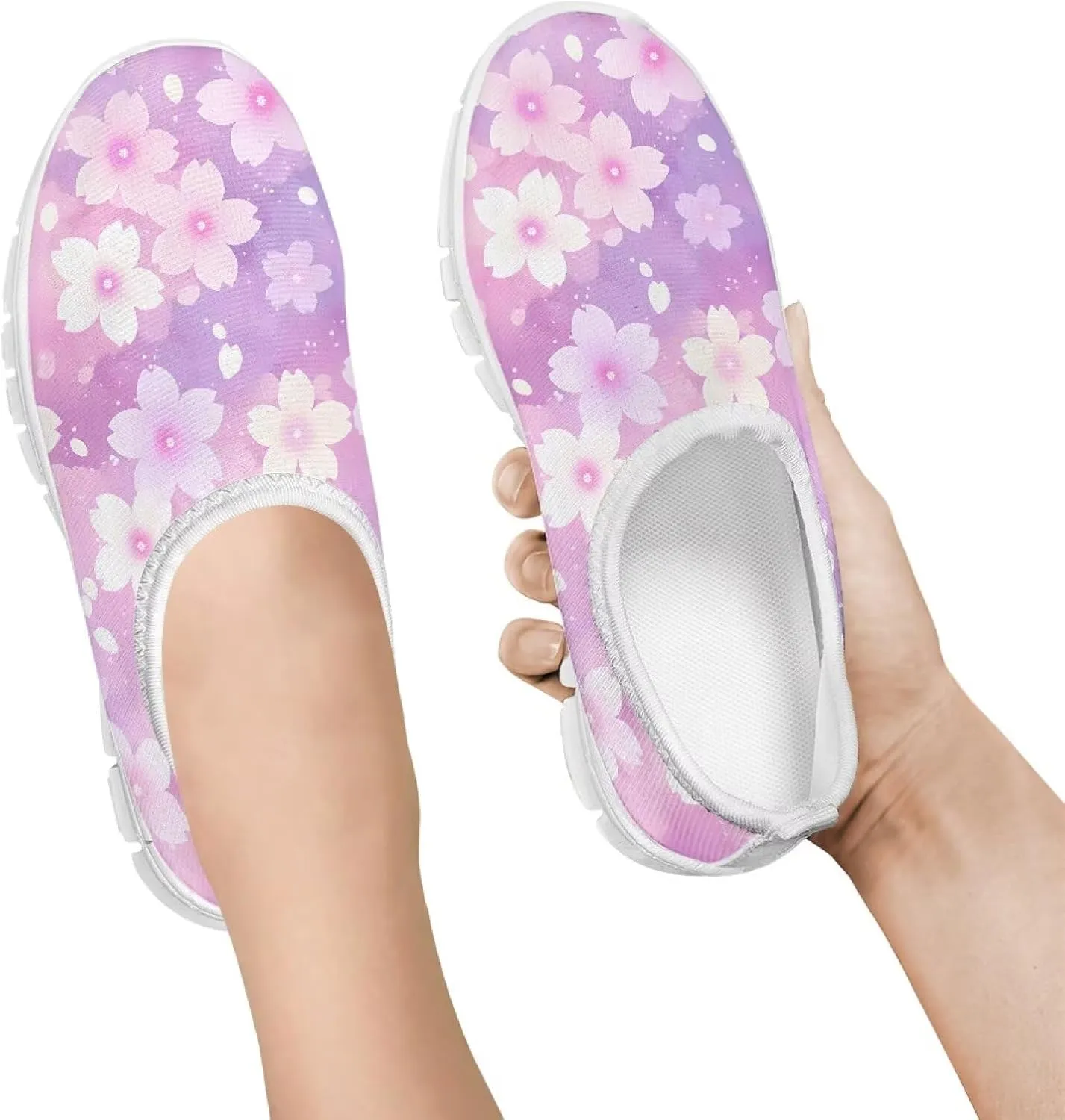 GOSTONG Kids Slip On Sneakers Low Cut Loafers Lightweight Non Slip Casual Walking Shoes Boys Girls Sports Sneakers White Sole Size 11-15
