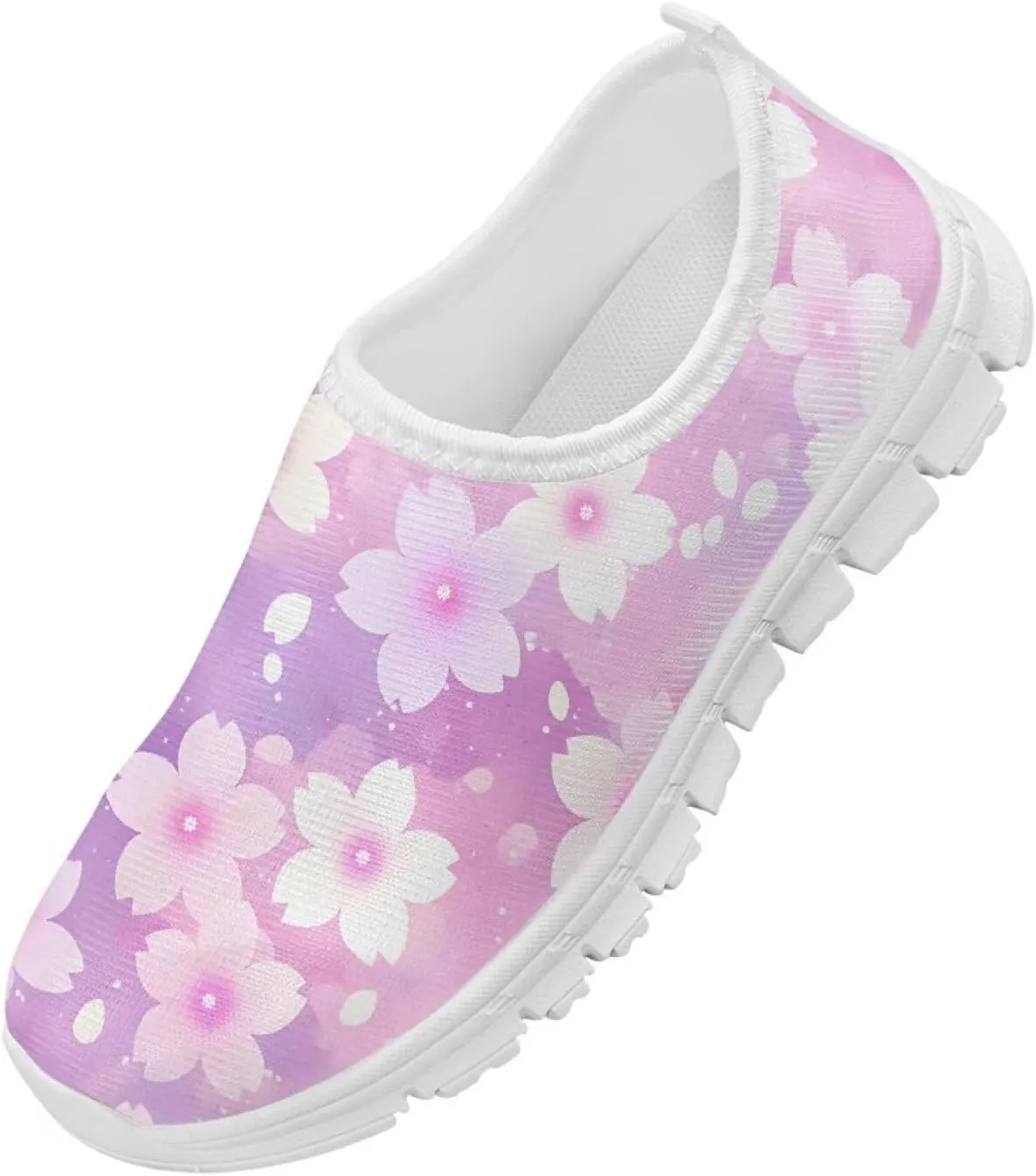 GOSTONG Kids Slip On Sneakers Low Cut Loafers Lightweight Non Slip Casual Walking Shoes Boys Girls Sports Sneakers White Sole Size 11-15