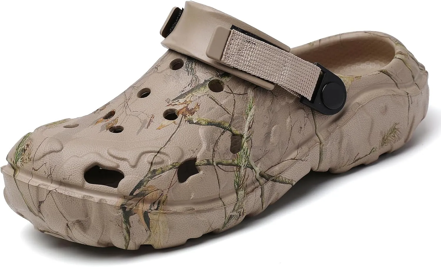 Graphics Garden Clogs for Men: Classic Beach Sandals - Non Slip Slippers - Breathable Water Shoes for Adult Summer Athletic Walking