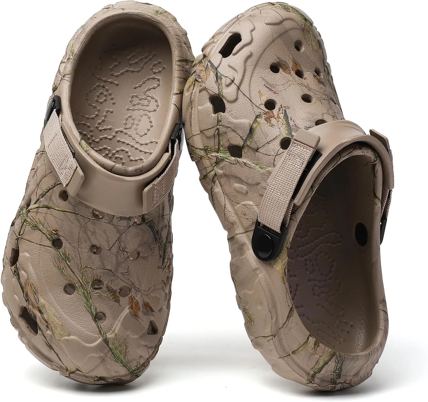 Graphics Garden Clogs for Men: Classic Beach Sandals - Non Slip Slippers - Breathable Water Shoes for Adult Summer Athletic Walking