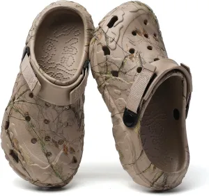Graphics Garden Clogs for Men: Classic Beach Sandals - Non Slip Slippers - Breathable Water Shoes for Adult Summer Athletic Walking
