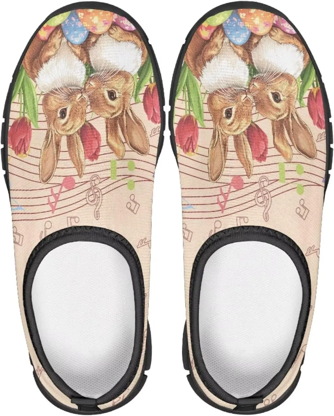 Happy Easter Pattern Running Shoes Low-Cut Sneakers for Boys Girls Big Kids Little Kids Casual Tennis Shoes