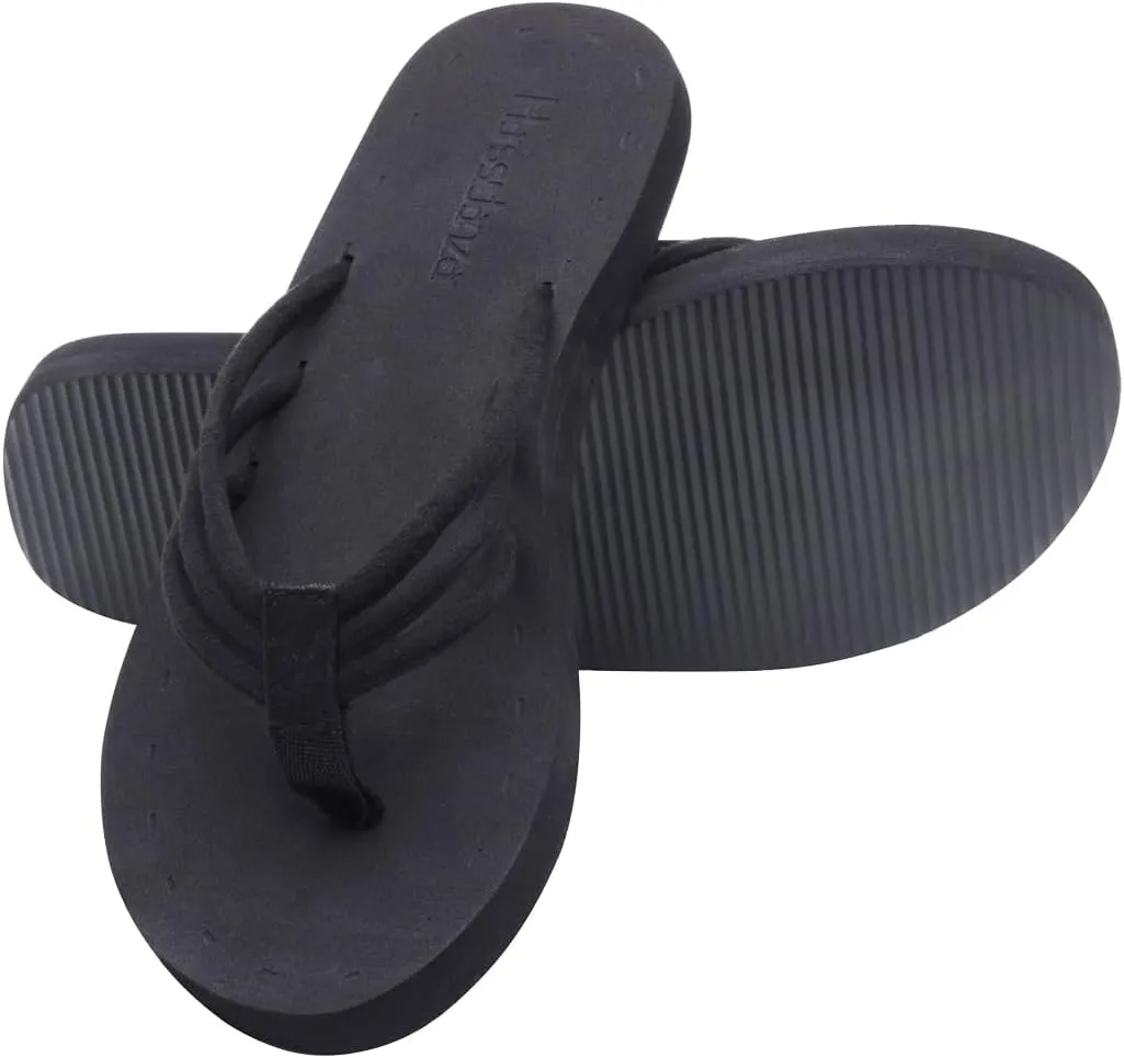 Harssidanzar Women's Flip Flops Lightweight Comfortable Summer Beach Thong Sandals with Arch Support KL221US