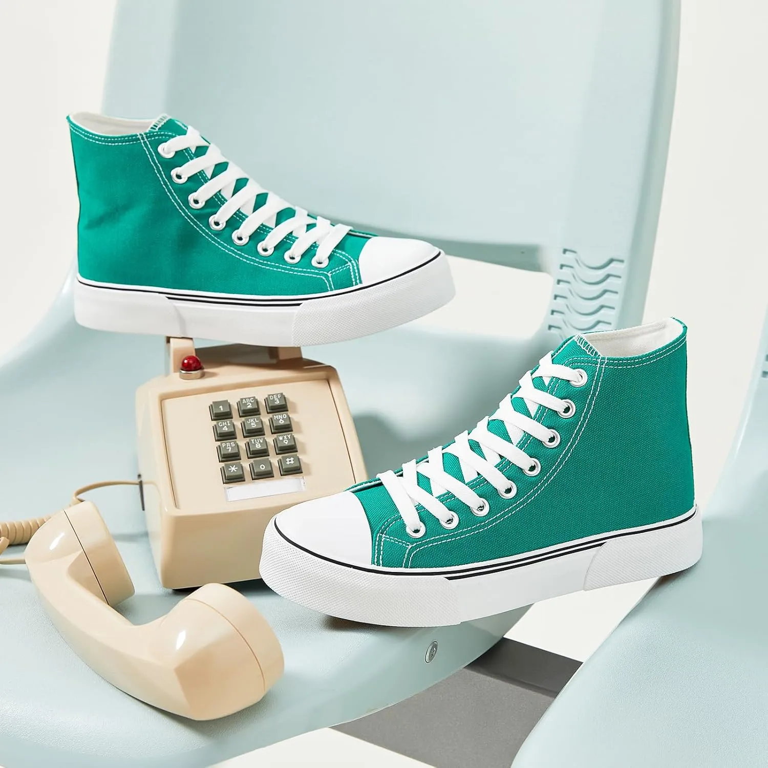 hash bubbie Unisex Fashion High top Sneakers Womens Classic High Tops Canvas Shoes Casual Tennis Shoes for Men