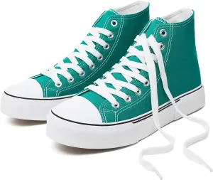 hash bubbie Unisex Fashion High top Sneakers Womens Classic High Tops Canvas Shoes Casual Tennis Shoes for Men
