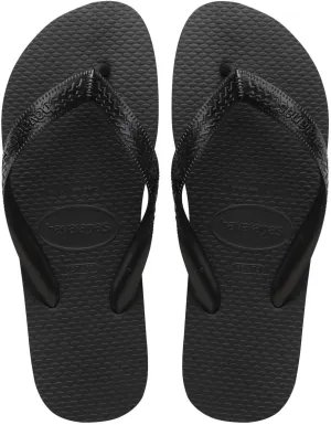 Havaianas Women's Color Flip Flops - Spring & Summer Style Sandals, Black, 9/10