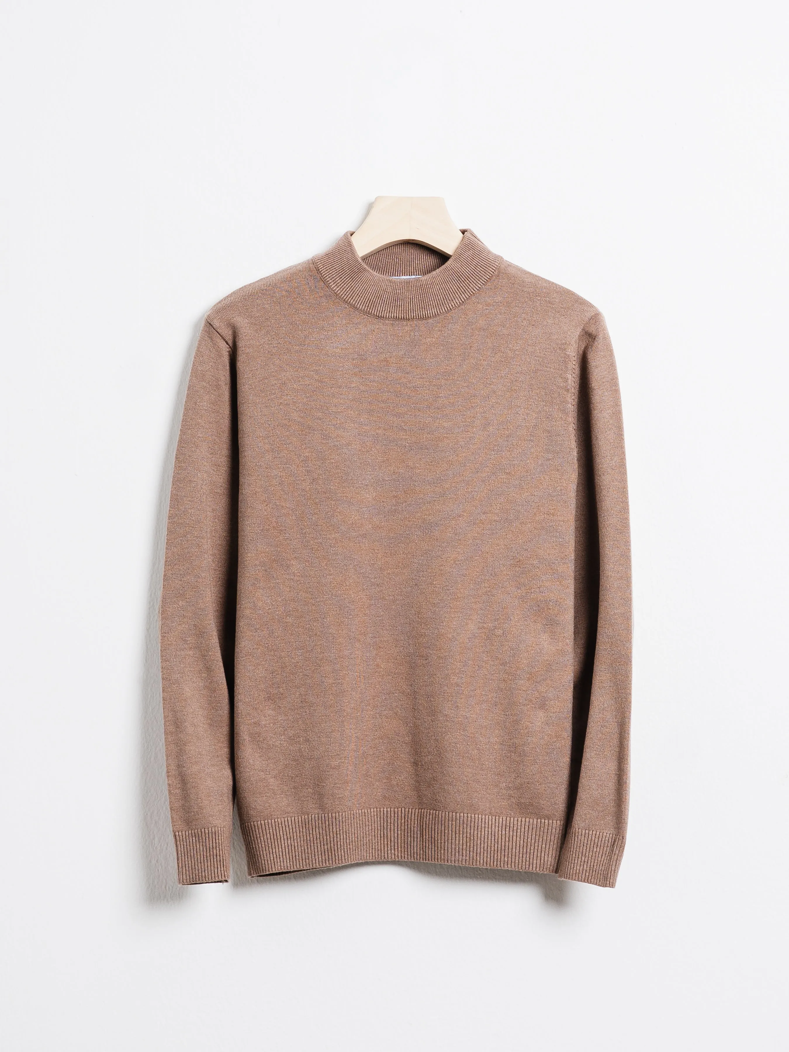 High Neck Sweater - Mocha