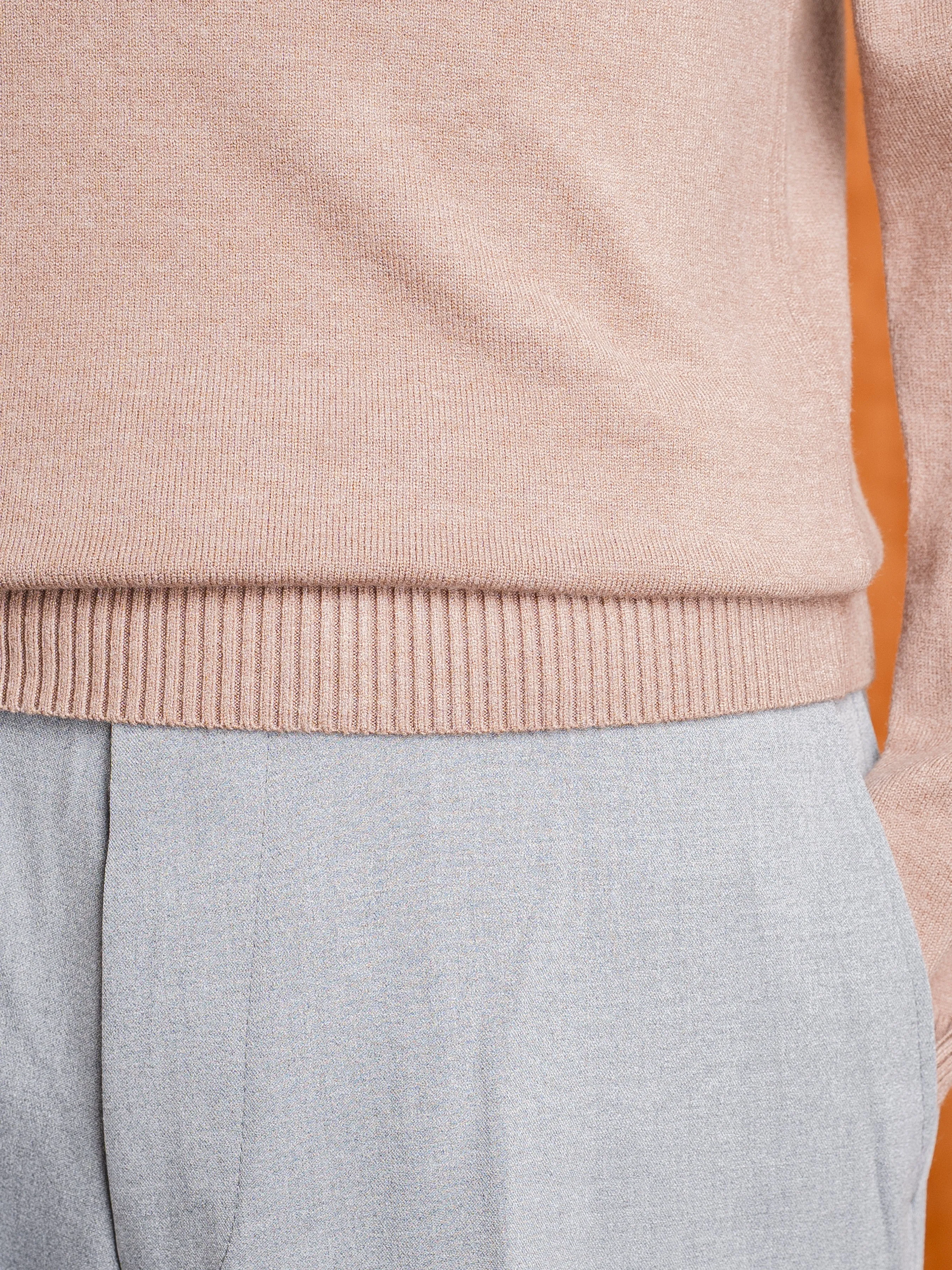 High Neck Sweater - Mocha