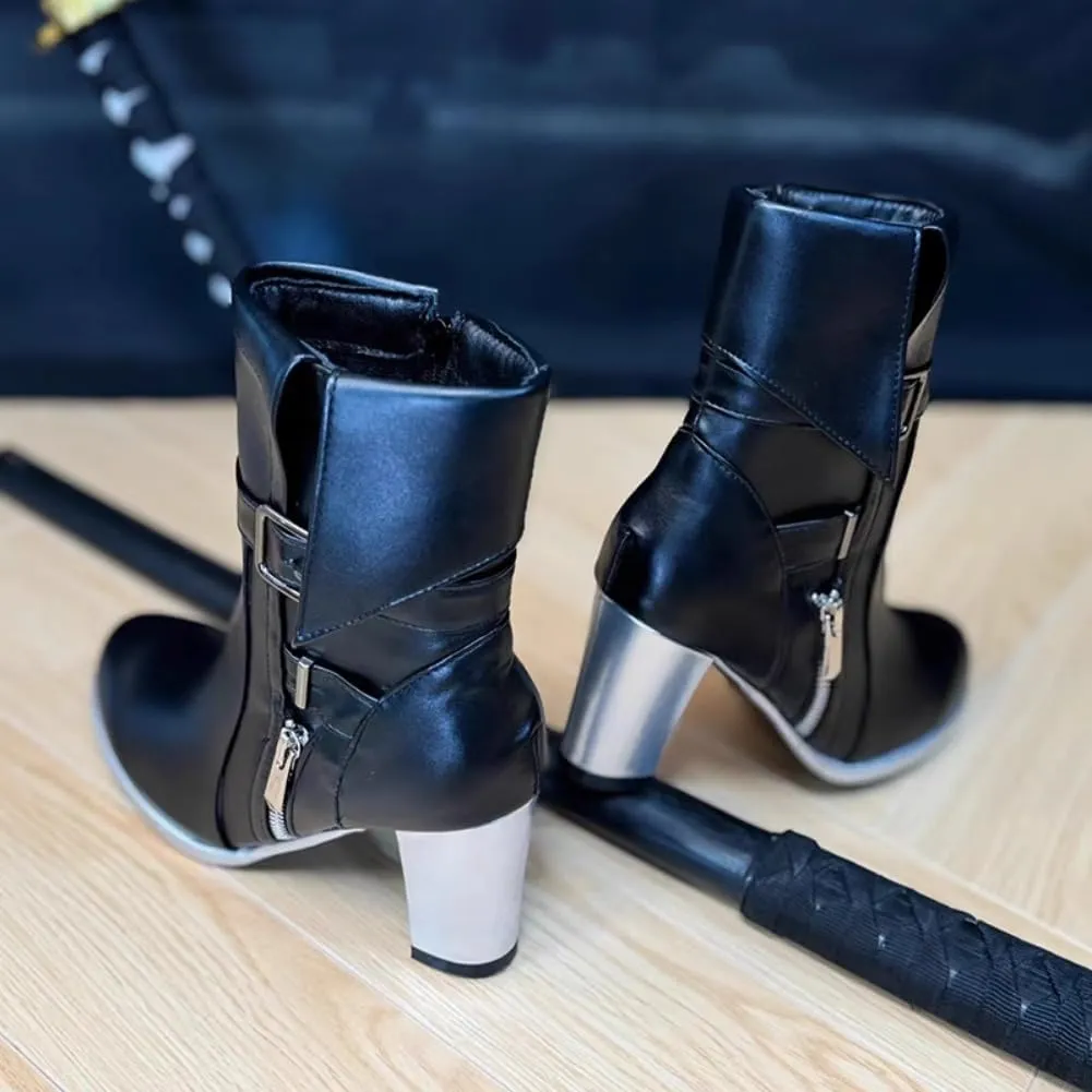Hoshimi Miyabi Cosplay Shoes Boots for Game Zenless Zone Zero Cos Halloween Women Custom Made Anime