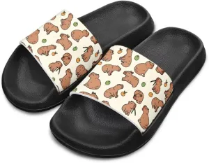 Howilath Cute Animal Print Slide Sandal for Kids Open Toe Summer Slippers EVA Sole Anti-Skid Slide Camping Hiking Shoes