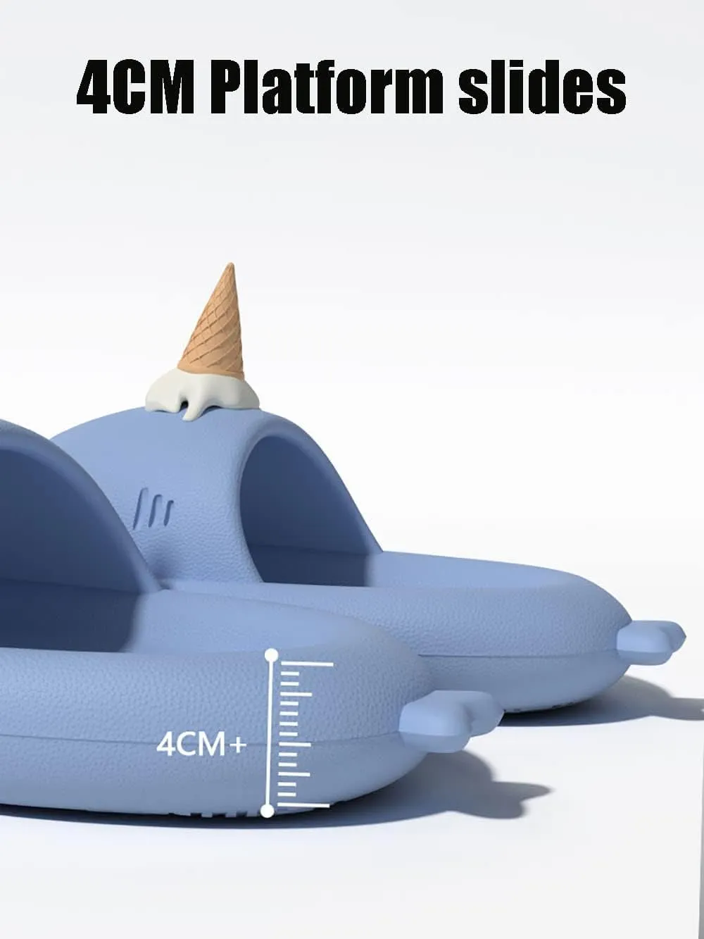 Hrtesus Sharklas, Aldult Sharklas Originales, Sharky Chanclas, Shark Slides for Women and Men