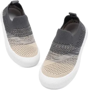 ISINSER Toddler Shoes Boy Girl Kid Sneaker, Breathable Mesh Tennis Shoes, Slip On Running Walking Shoes