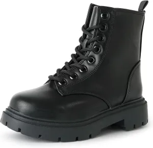 J. Adams Harley Combat Boot - Casual Outdoors Slip On Lace Up Ankle Bootie