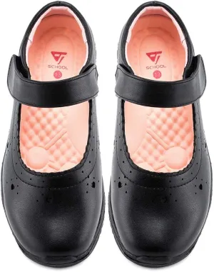 JABASIC Girls School Shoes Kids Dress Mary Jane Flats