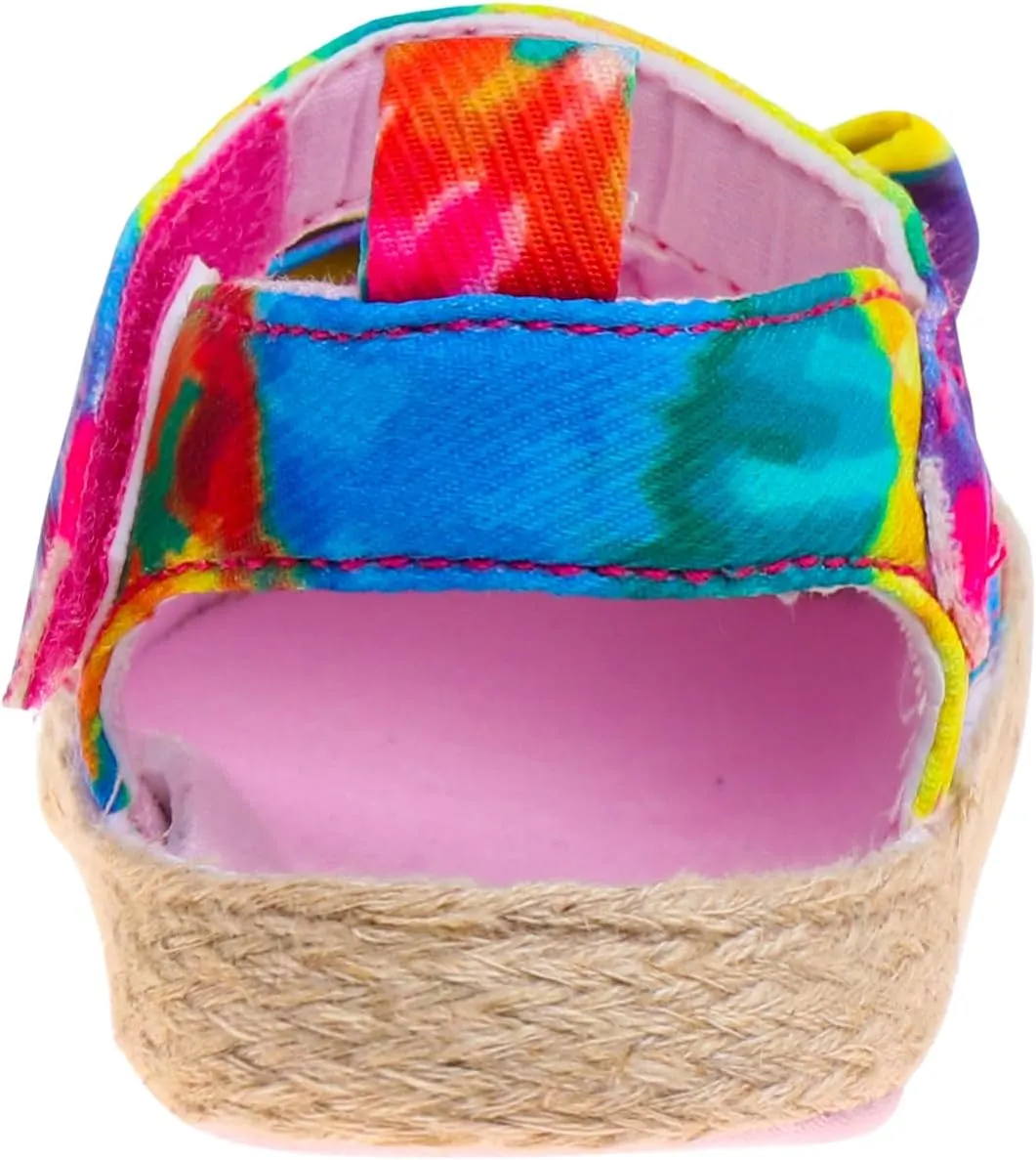 Josmo Baby-Girl's Infant Espadrille Multicolor Flats Sandals