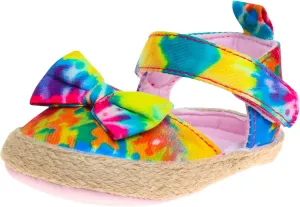 Josmo Baby-Girl's Infant Espadrille Multicolor Flats Sandals