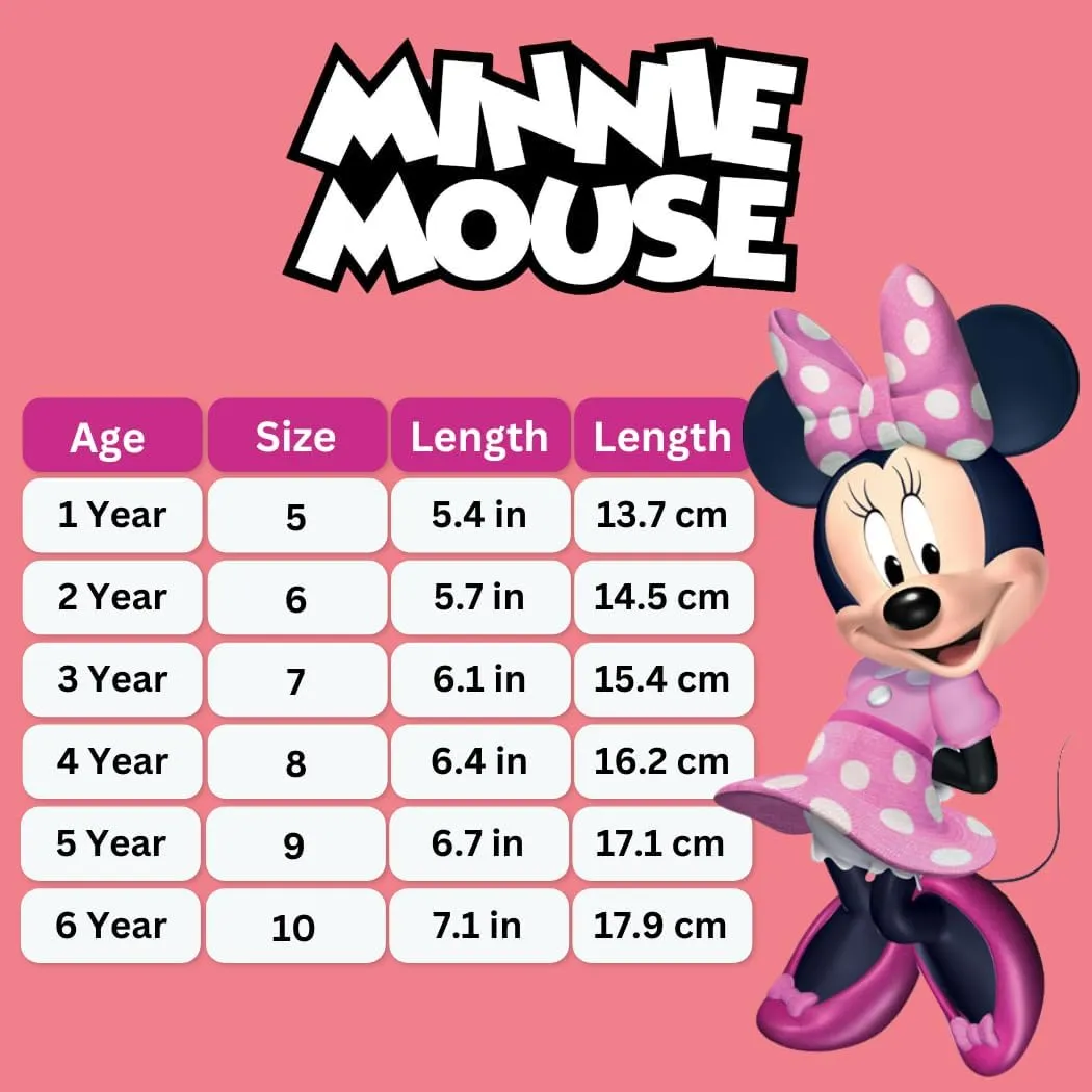Josmo Kids Slides Open Toe Sandal - Frozen Minnie Mouse Stitch - Girls Sandals Slide SlipOn (sizes: 5-10 toddler)