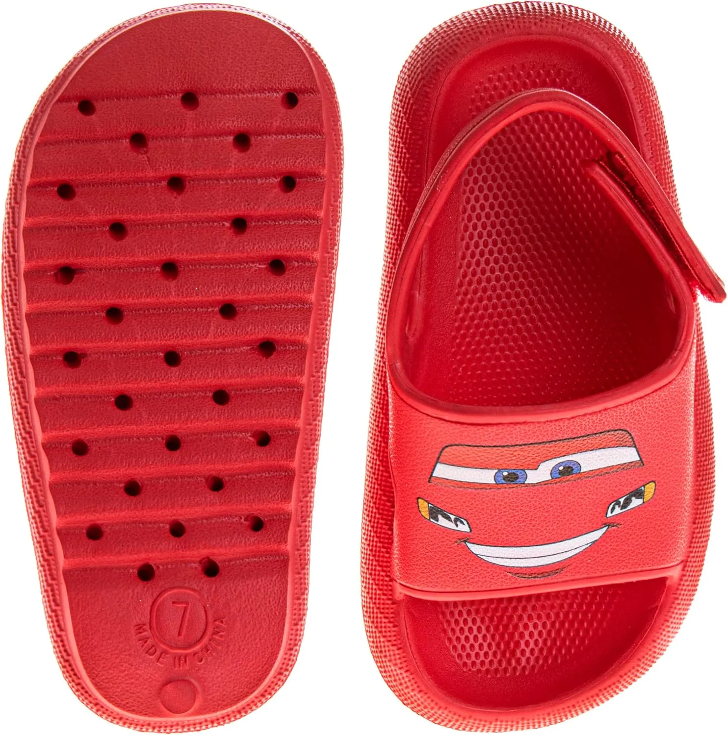 Josmo Kids Slides Open Toe Sandal - SpiderMan Paw Patrol Cars - Boys Sandals Slide SlipOn (sizes: 5-10 toddler)