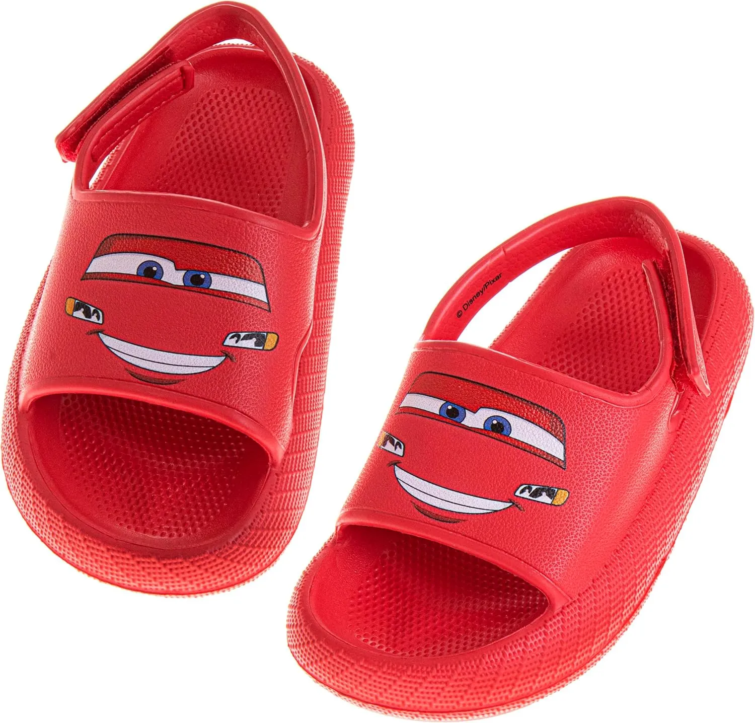Josmo Kids Slides Open Toe Sandal - SpiderMan Paw Patrol Cars - Boys Sandals Slide SlipOn (sizes: 5-10 toddler)