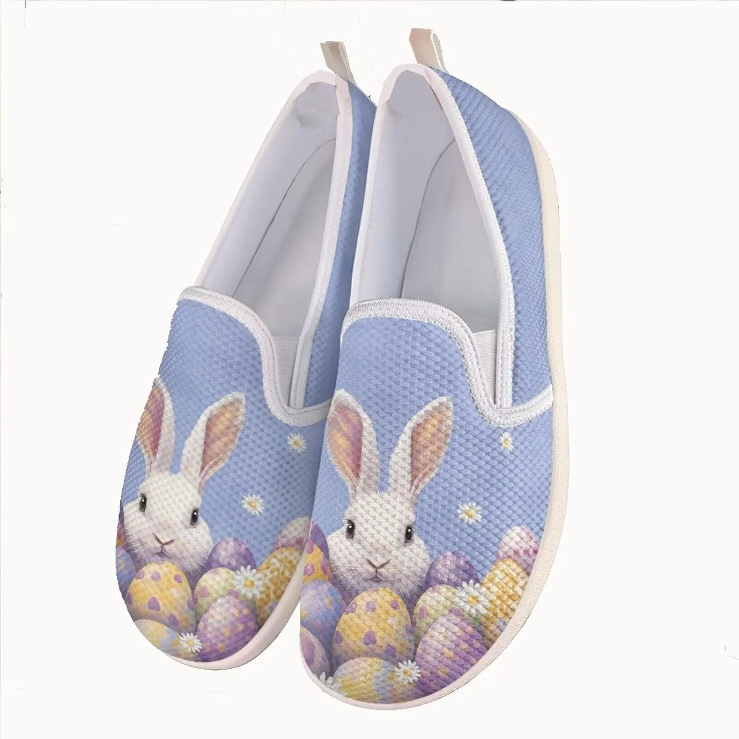 JoyLamoria Hummingbird Sneakers Walking Shoes Teens Adults Elastic Loafers and Flats Quick Drying Sneakers Slip On Shoes Arch Support